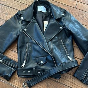 NWT Rebecca Minkoff Faux Leather Jacket